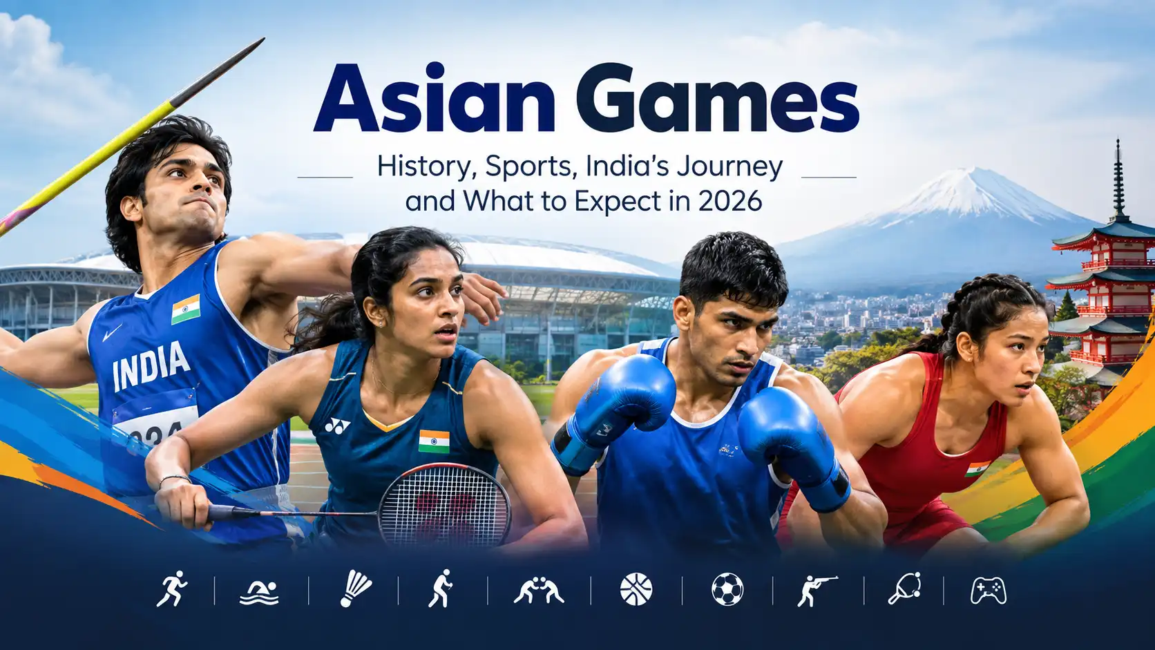 Asian Games history, sports and India 2026