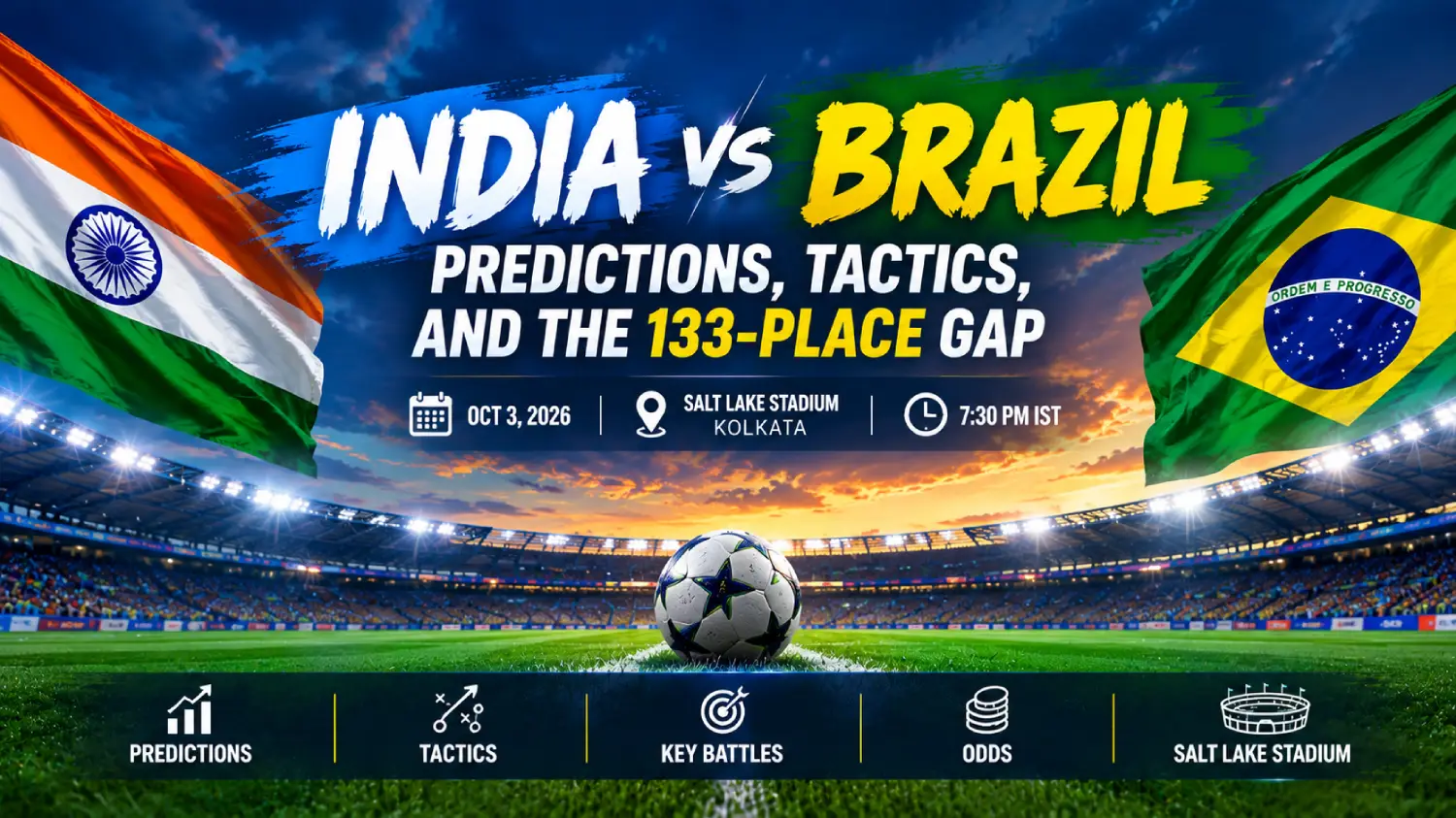India vs Brazil prediction
